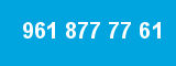 961 877 77 61 961 877 77 61